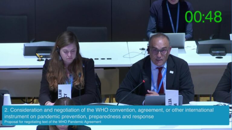 ML&P’s Statement at the Intergovernmental Negotiating Body on a pandemic accord