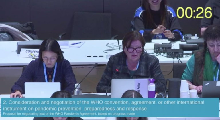 Medicines Law & Policy Intervention at the WHO Pandemic Accord Negotiations