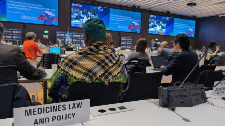 Medicines Law & Policy statement at WHO PABS negotiations (IGWG 5)